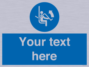 Custom Mandatory: Open safety bar of chairlift